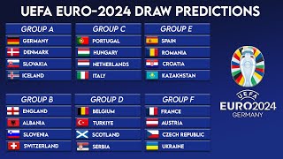 Predictions UEFA Euro  2024 Final Draw [upl. by Perla]