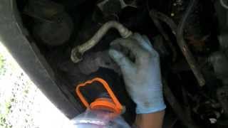 How to Drain a VW Radiator Coolant Flush [upl. by Diba]