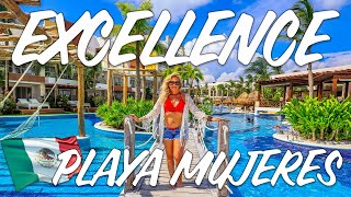 Excellence Playa Mujeres  Full Resort Tour  Mexico [upl. by Gabbey309]