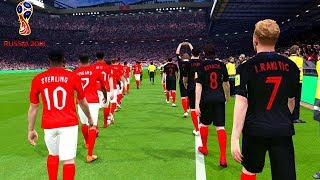 Croatia vs England  FIFA World Cup Russia 11 July 2018 Gameplay [upl. by Mure]