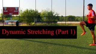 Dynamic Stretching Part 1  SoccerMachineTV [upl. by Caralie]