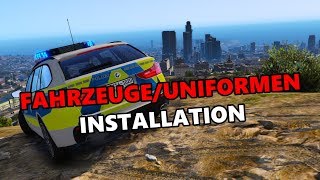 FAHRZEUGEUNIFORMEN INSTALLATION  Deutsch  GTA 5 Tutorial  TutorialReihe 2019 [upl. by Htbazile]