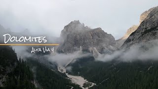 Dolomites  Alta Via 4  4K Cinematic Drone Video [upl. by Daub]