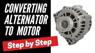 Convert Alternator to Brushless Motor [upl. by Alleram]