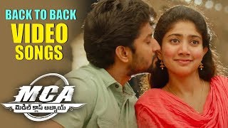 MCA Full Video Songs Back To Back  Nani Sai Pallavi  Devi Sri Prasad [upl. by Ronel]