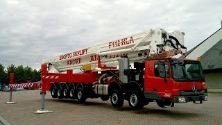 The Tallest Firefighting Aerial Device in the World  Bronto Skylift F112 HLA [upl. by Nnyleitak806]