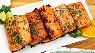 5 EASY Salmon Marinades [upl. by Noivaz]