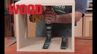 How to Install Drawer Slides in Cabinets  WOOD magazine [upl. by Aihsekram]