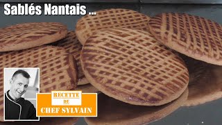 Sablés nantais  Recette par Chef Sylvain [upl. by Myrah]