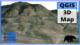 QGIS 3D Map using 3D View Version 3x [upl. by Obeng484]