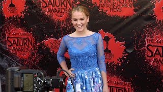 Talitha Bateman 2018 Saturn Awards Red Carpet [upl. by Ailak]