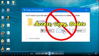 Prevent Folder from being Copied amp Deleted  Windows 8 amp 10 [upl. by Olihs]