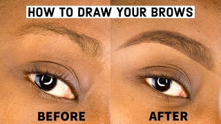 HOW TO EASY EYEBROW TUTORIAL FOR BEGINNERS WITH PENCIL  LADE KEHINDE [upl. by Evadnee564]