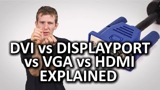 HDMI DisplayPort VGA and DVI as Fast As Possible [upl. by Idyh249]