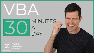 130 Excel VBA Absolute Beginner Course 30 For 30 [upl. by Araht]