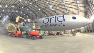 The First Plane in oneworld and newAmerican Livery [upl. by Gaylene]