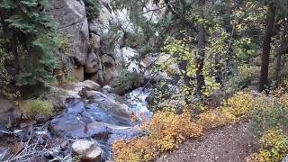 Green Mountain Falls Colorado Catamount Trail Waterfalls [upl. by Ubald]