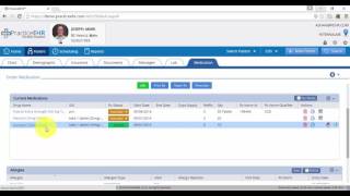 Electronic Prescription  Practice EHR [upl. by Atiluap]