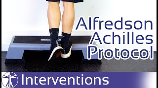 Alfredson Achilles Tendinopathy Rehab Protocol [upl. by Inittirb]