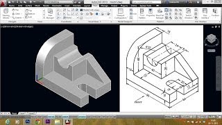 AUTOCAD MECHANICAL MODELING PART1  MAKING A 3D MODEL [upl. by Coady]