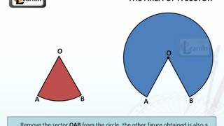 Area of a sector of a circle  Mathematics [upl. by Larsen837]