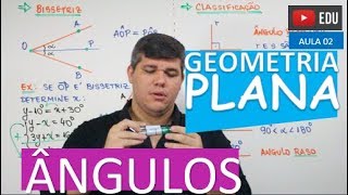 ⭕ Ângulos  GEOMETRIA PLANA aula 02 [upl. by Travis]