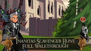 AQW Inanitas Quests Scavenger Hunt Full Walkthrough  join dragonrune [upl. by Stephana700]