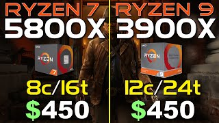 Ryzen 7 5800X vs Ryzen 9 3900X Test with RTX 3080 [upl. by Sheeran]