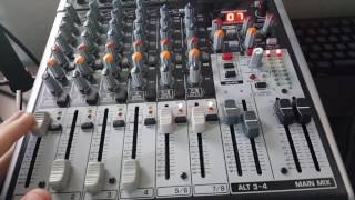 Dual PC stream setup  Mixer explanations  Behringer X1204 USB [upl. by Elum]