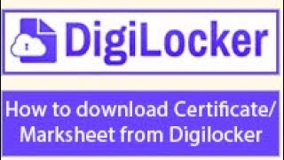 How to download Certificate Mark sheet from Digilocker of PSEB [upl. by Aillimac]