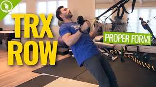 TRX Row — Suspension Training Back Exercise [upl. by Donella760]