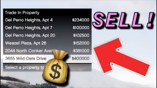 GTA 5 How to SELL your HOUSE and More Properties [upl. by Tiras44]