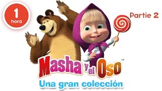 Masha y el Oso  Una gran colección de dibujos animados Parte 2 60 minutos para niños en Español [upl. by Noemys963]