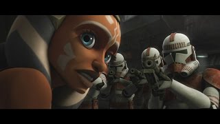 Star Wars The Clone Wars  Ahsoka Tano amp Asajj Ventress vs Clones 1080p [upl. by Amitarp674]