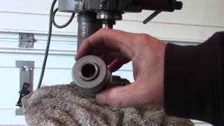 How To Remove Drill Press Chuck Rockwell Delta [upl. by Coffin]