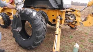 New Tires For The Backhoe [upl. by Airottiv]