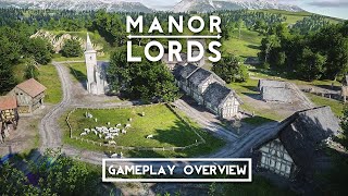 Manor Lords  Gameplay Overview  Medieval RTSCitybuilder [upl. by Anelim]