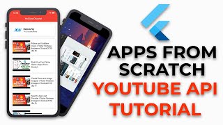 Flutter YouTube API and Video Player Tutorial  Apps From Scratch [upl. by Ydnirb718]