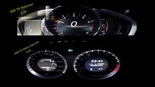 Volvo S60 T6 20L Polestar vs S60 T6 30L Heico Sportiv 0100 amp 100200 kmh [upl. by Tami]