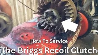 How to service a Briggs and Stratton recoil starter clutch [upl. by Jangro630]