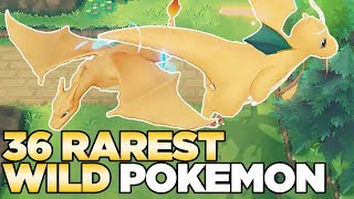 How to Find ALL 36 Wild Rare Pokemon in Pokemon Lets Go Pikachu amp Eevee [upl. by Gherardi]