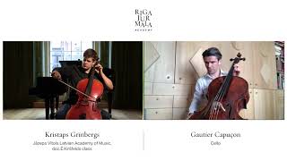 Live cello masterclass with Gautier Capuçon [upl. by Funda9]