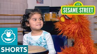 Sesame Street Drumming School  Murray Had a Little Lamb [upl. by Nadnal854]