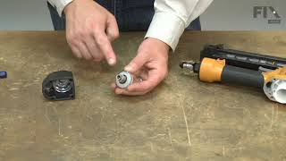 Bostitch Nail Gun Repair  How to Replace the Head Valve ORing [upl. by Anazraf]