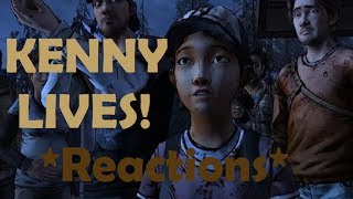 KENNY LIVES Telltales The Walking Dead S2 Ep 2 Reactions [upl. by Joselow]