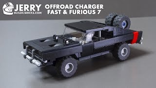 LEGO Fast amp Furious 7 Offroad Charger instructions MOC 77 [upl. by Anella769]