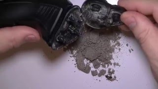 The Best Electric Shaver Cleaning Video [upl. by Leibrag]