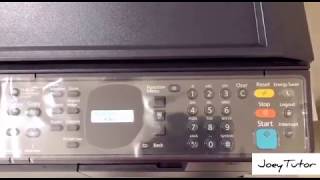 How to Set up Paper Settings Kyocera Multi Functional Digital Copier Taskalfa 1800 [upl. by Lleynad364]