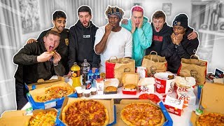 SIDEMEN EAT 70000 CALORIES IN 24 HOURS CHALLENGE [upl. by Animor]