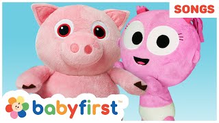 The Pig Song w Gaga Baby  Old MacDonald had a Farm  Farm Animals Songs for Babies  Baby First TV [upl. by Marek186]